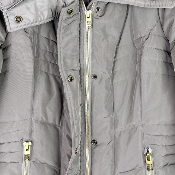 Kenneth Cole Knee Length Quilted Down Puffer Coat - Picture 5 of 10